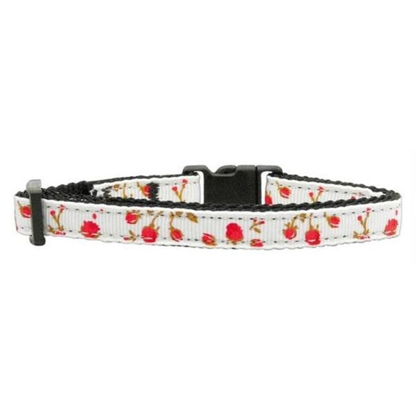 Unconditional Love Roses Nylon Ribbon Collar Red Cat Safety UN918865